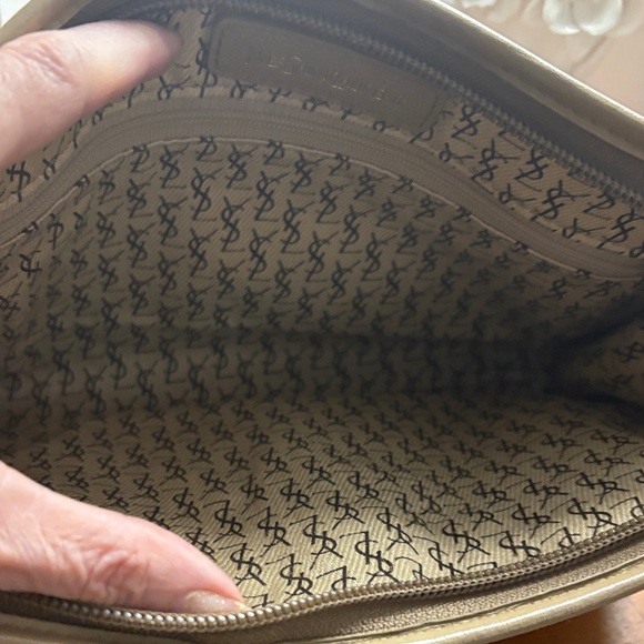 YSL Leopard Print Leather Clutch - Picture 4 of 8